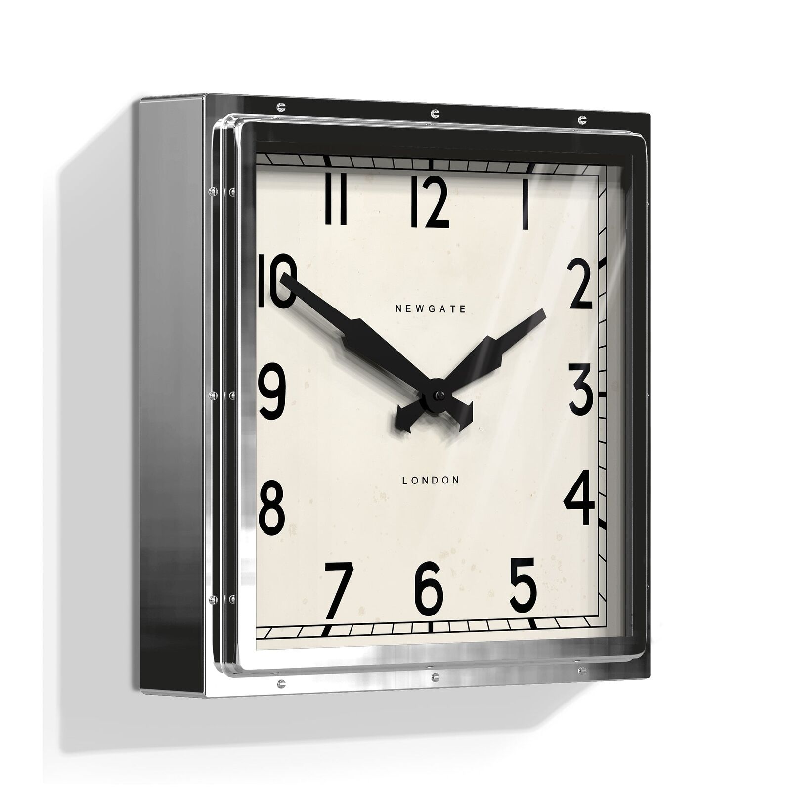 Newgate Quad Clock Chrome Price