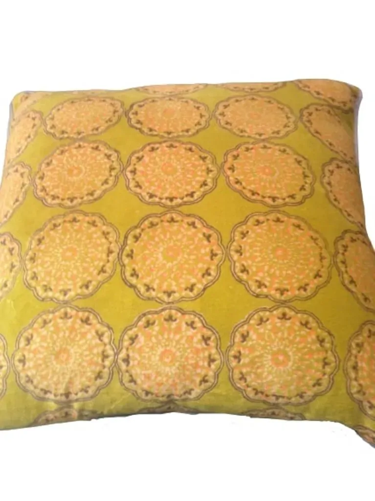 Duffy Mustard and Grey Cushion Cover Price
