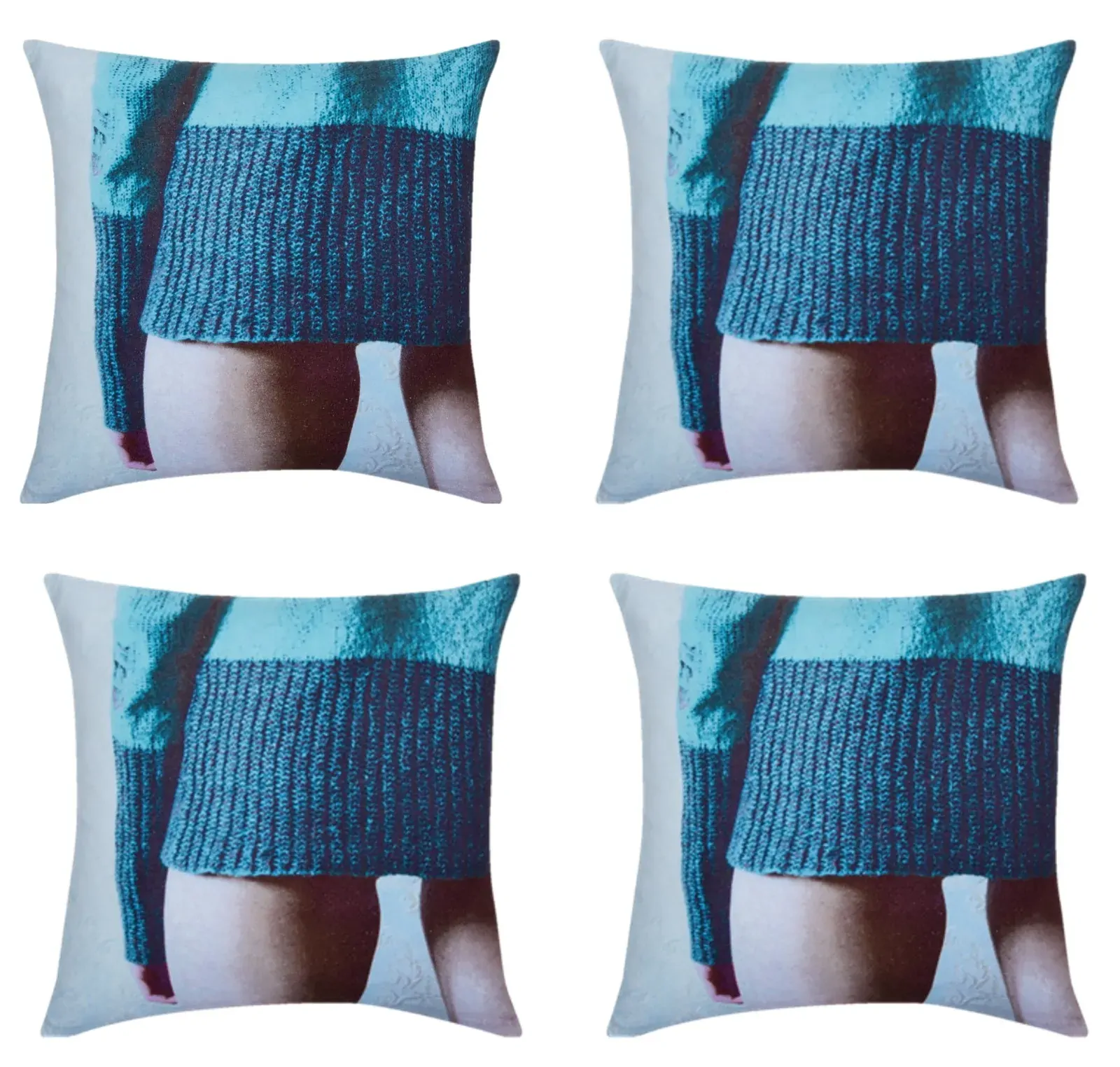 Pack of 4 Blaze Jumper Designer Cushion Covers 45cm x 45cm Price