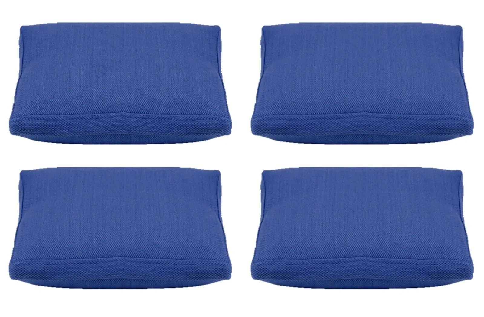 Pack of 4 Classic Sky Blue Large 56x56cm Box Sided Cushion Cover Chair pad covers Price