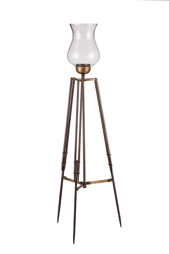 Tripod Candle Holder Floor Stand with Glass Globe Lamp Price