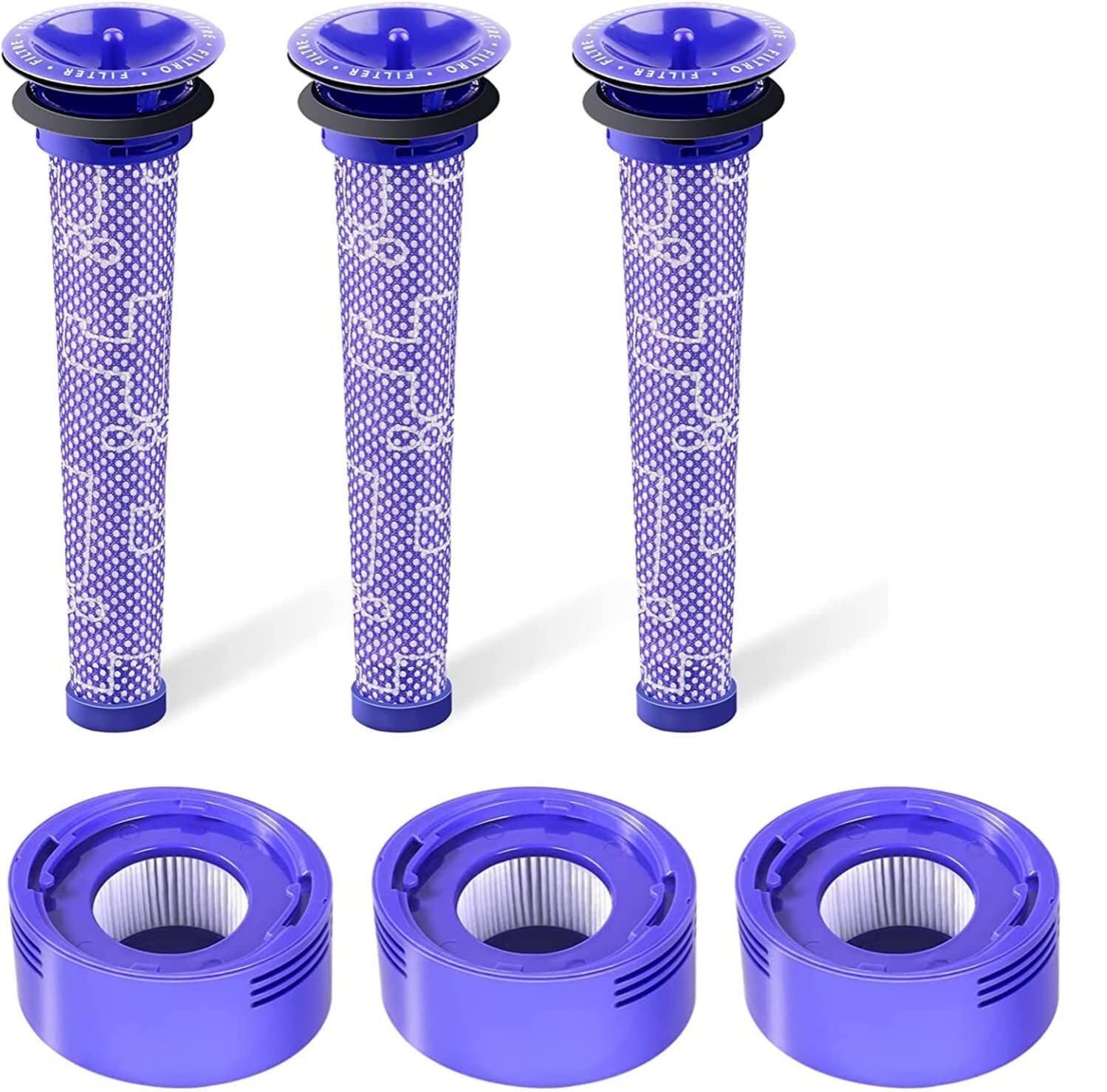 3 X Filter Kits for DYSON V7 (SV11, SV37) & V8 (SV10, SV25) Vacuum Cleaners Price