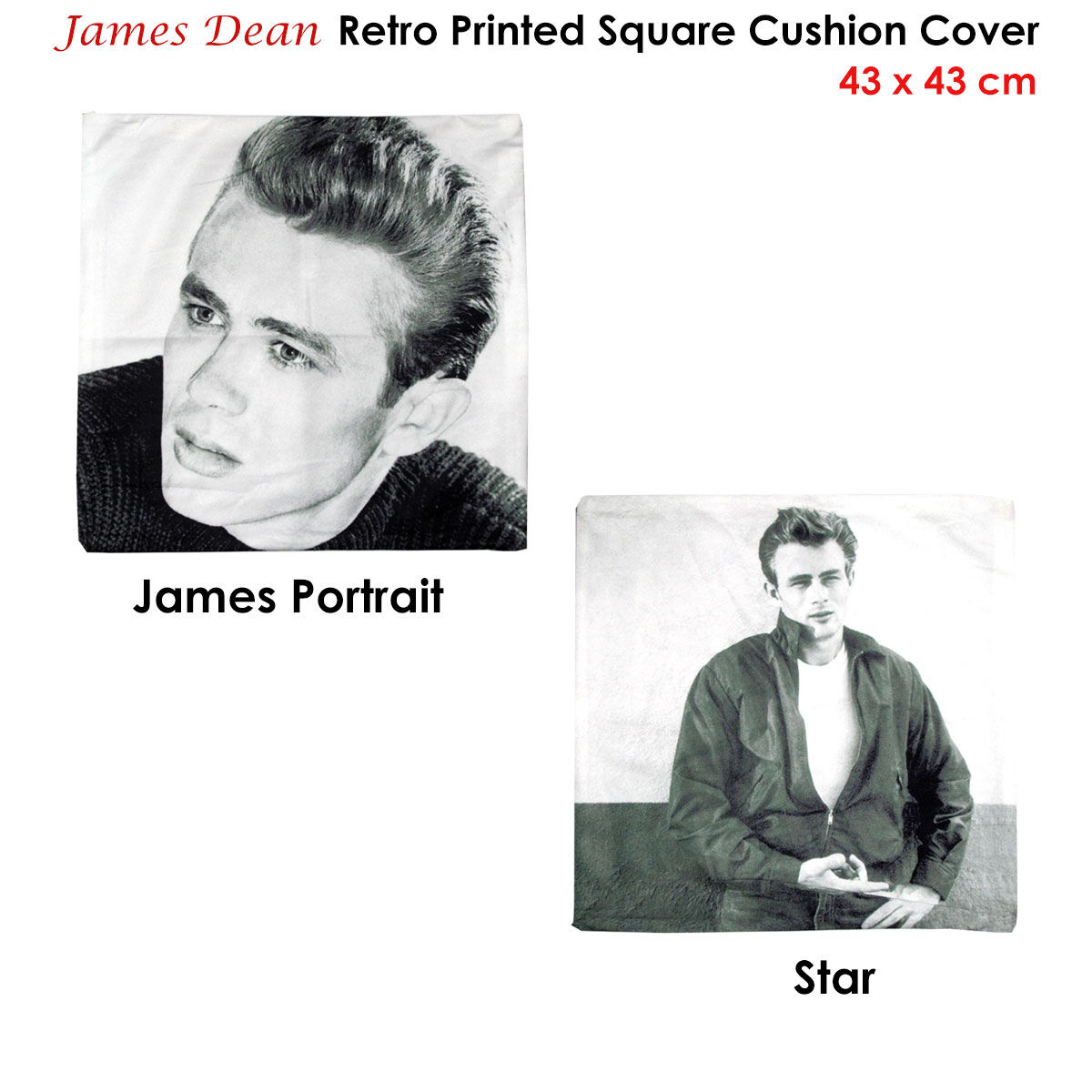 James Dean Star Square Cushion Cover Price
