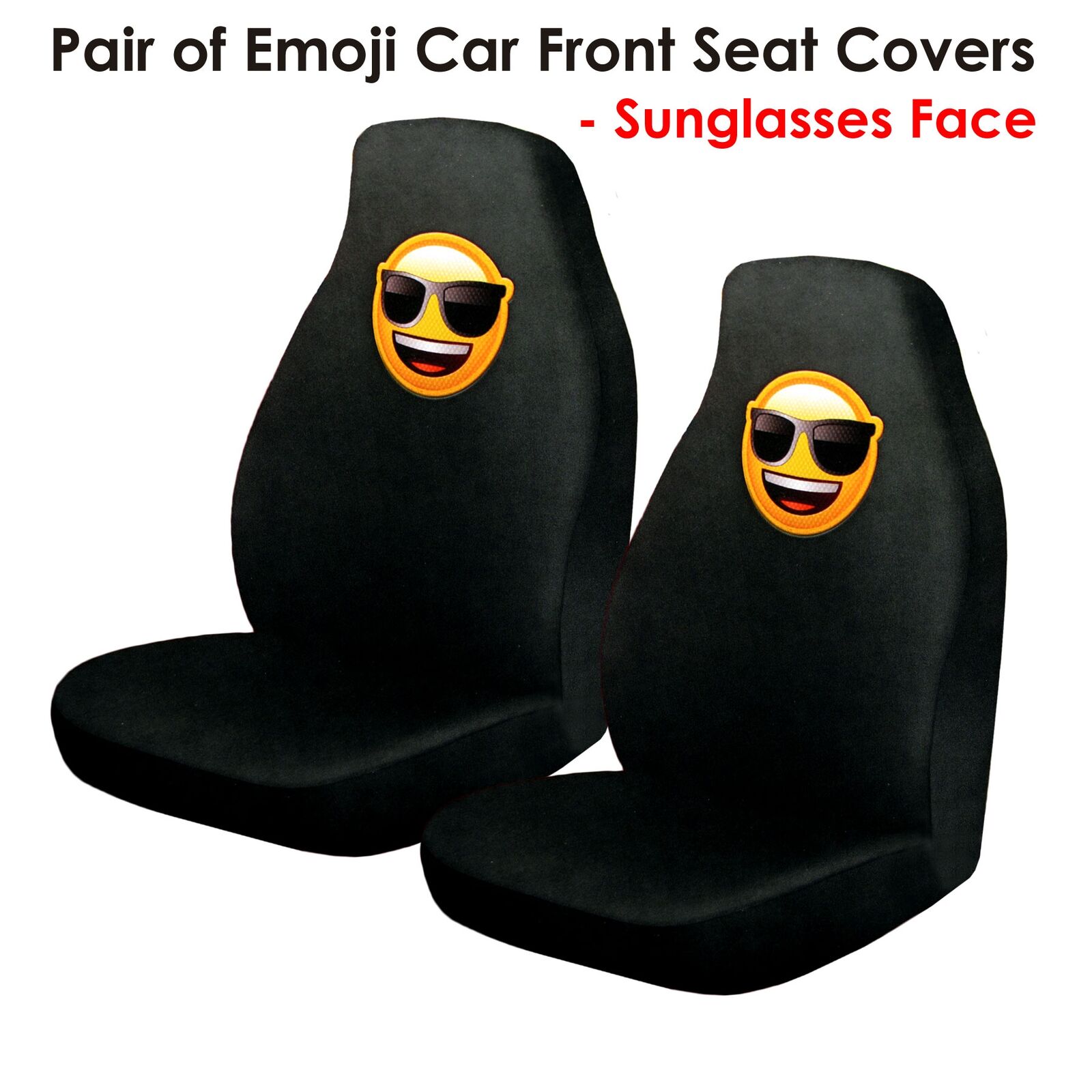 Pair of Emoji Car Front Seat Covers Monkey Face Price