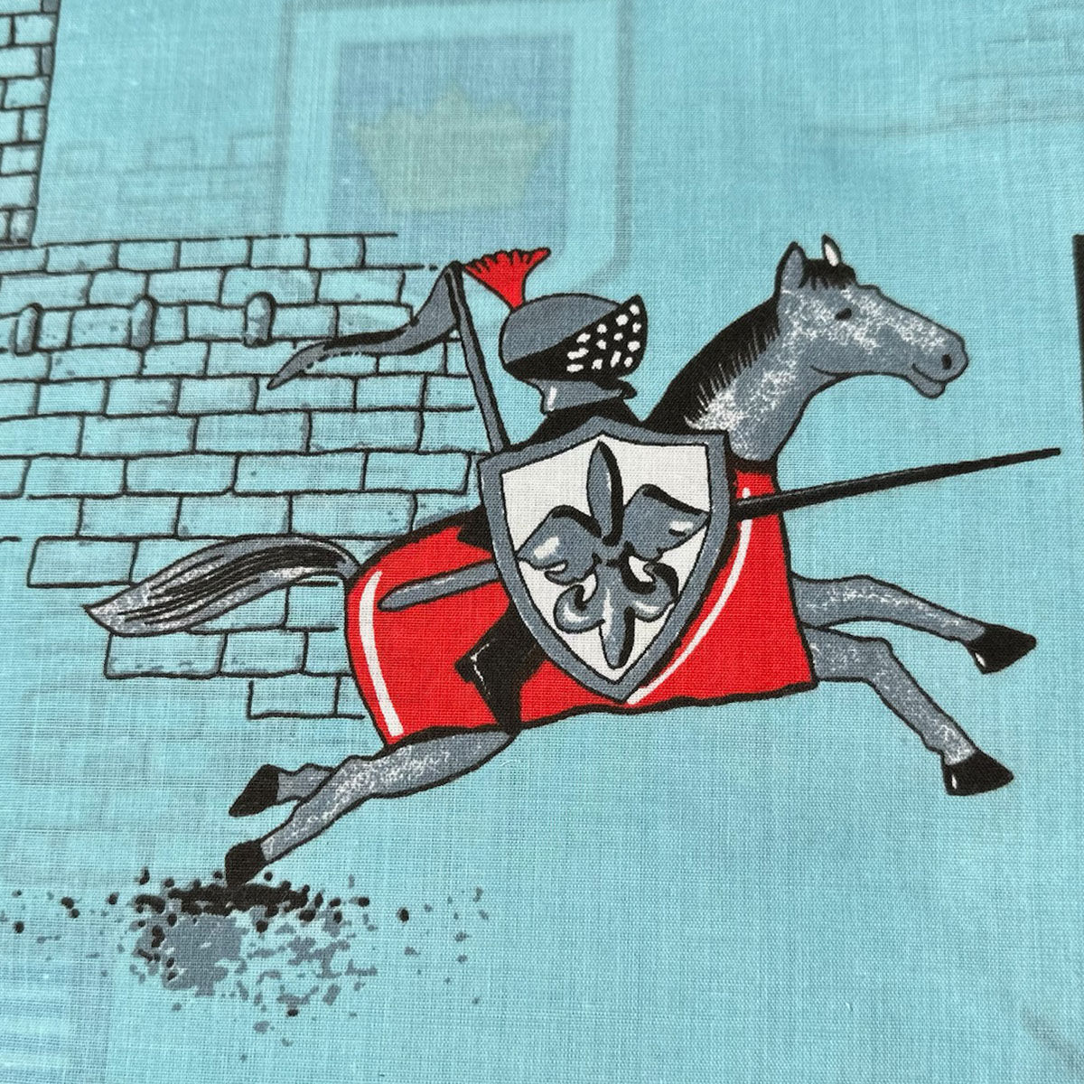 Knight Horse Polyester Cotton Quilt Cover Set Single Price