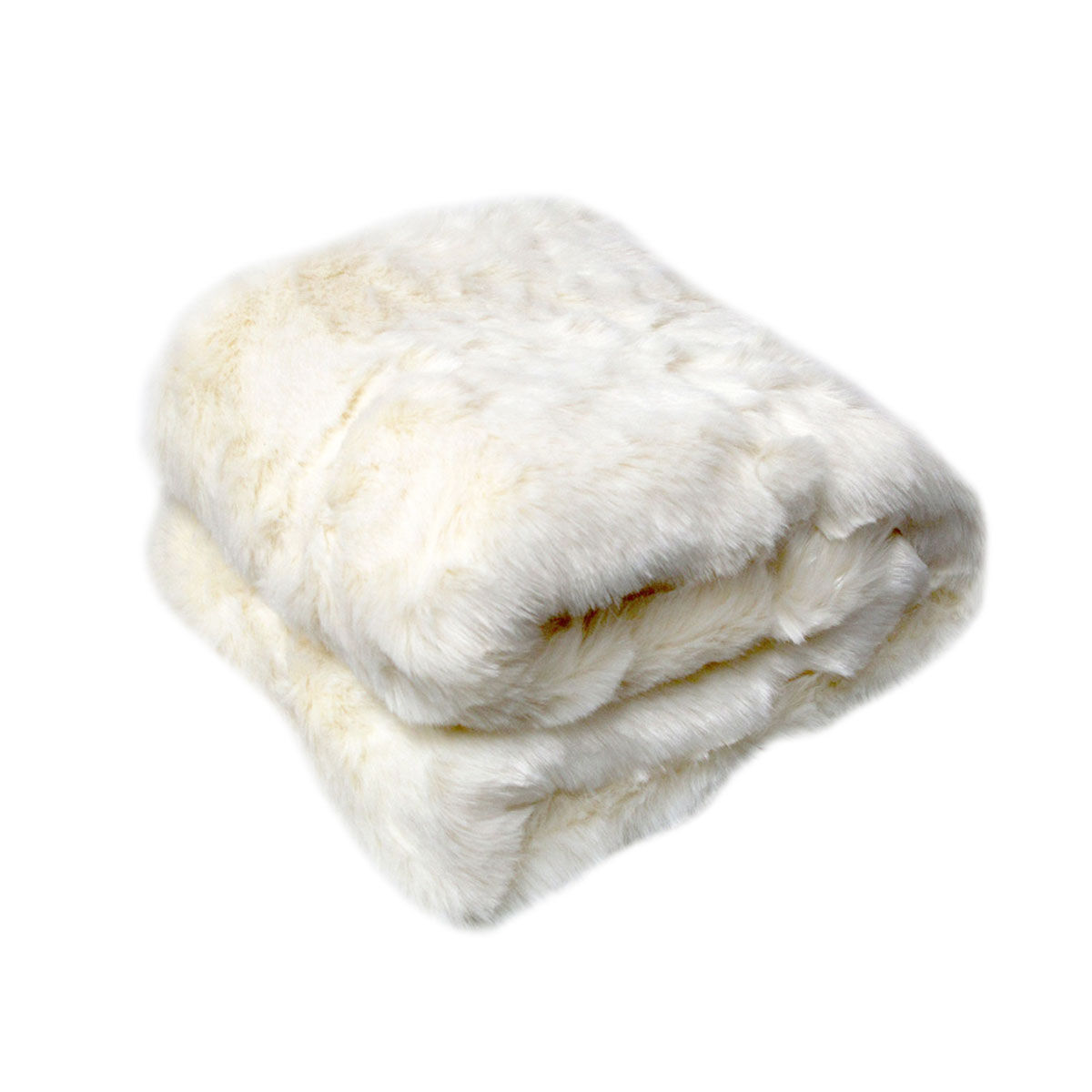 Polar Bear Luxury Faux Fur Throw Rug 127 x 152 cm Price