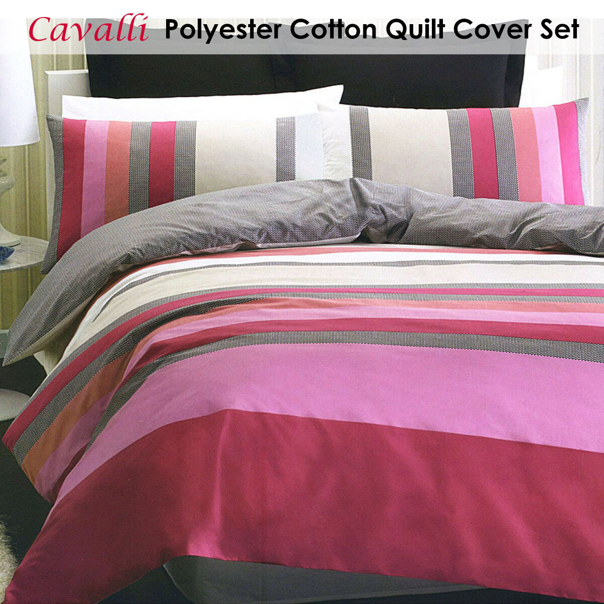 Cavalli Polyester Cotton Quilt Cover Set King Price