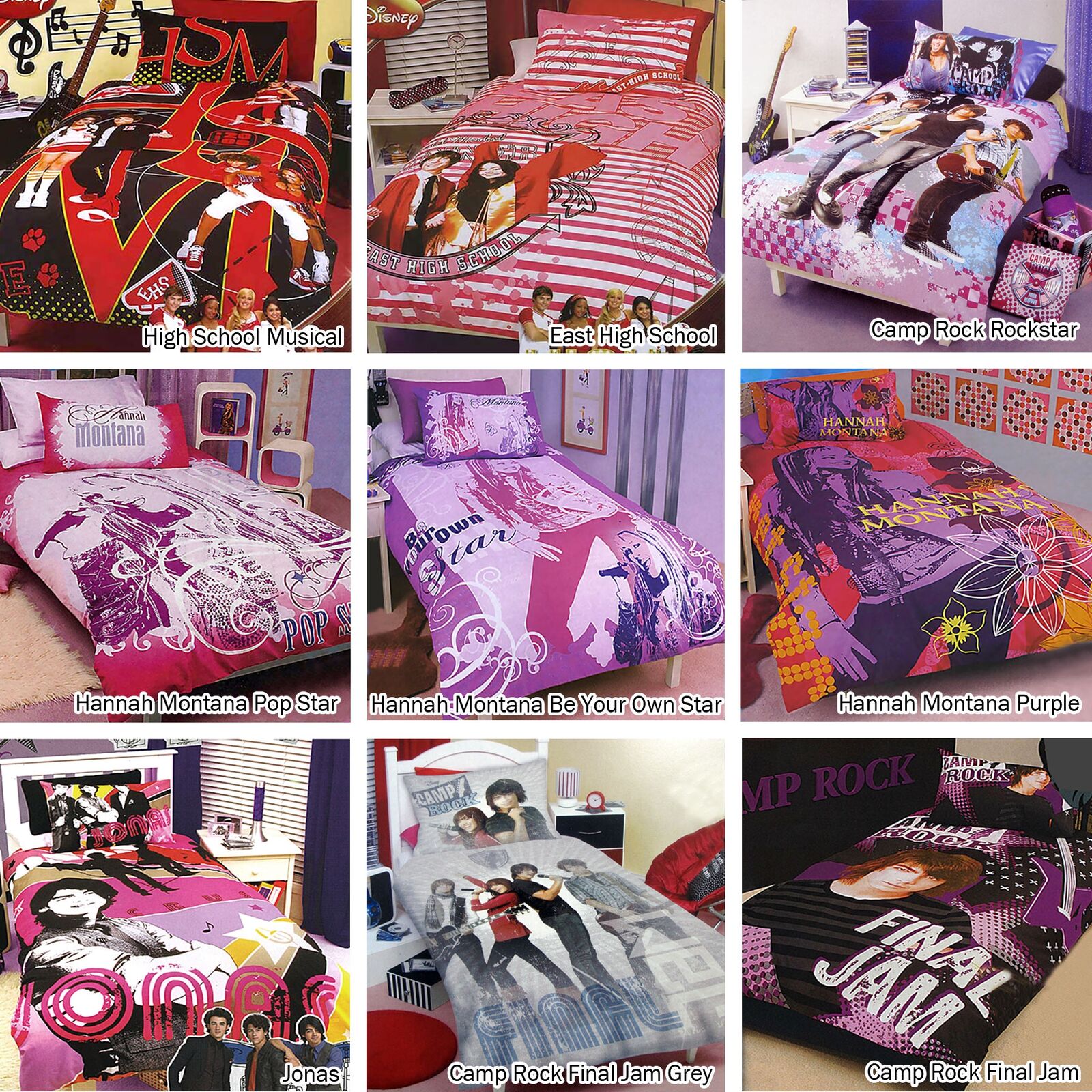 Disney Camp Rock Final Jam Quilt Cover Set Single Price