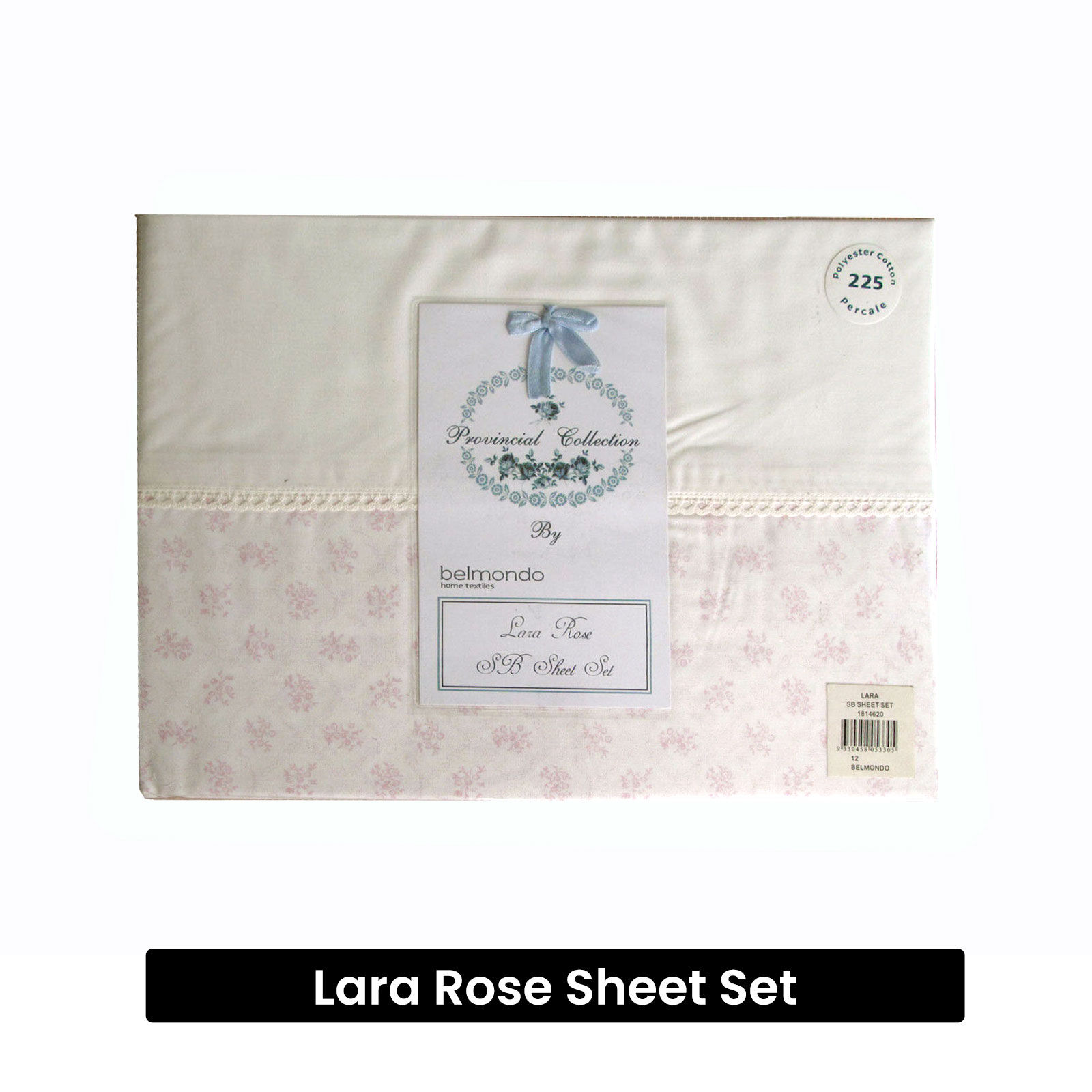 225TC Lara Rose Sheet Set Single Price
