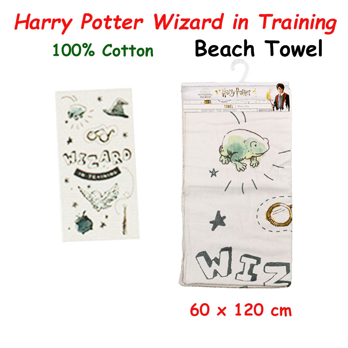 Caprice Harry Potter Gryffindor Cotton Beach Licensed Towel 60 x 120 cm Price