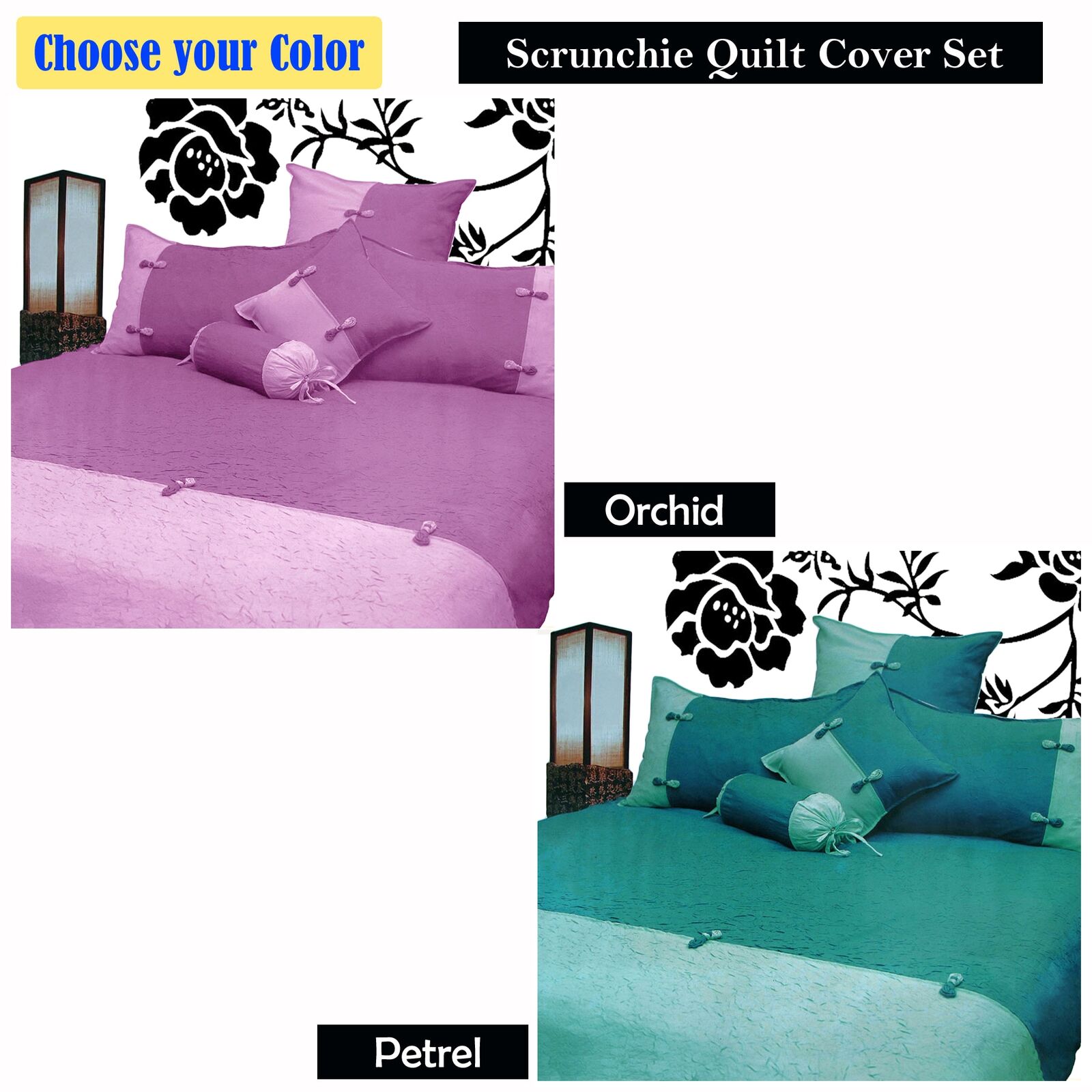 Phase 2 Scrunchie Orchid Quilt Cover Set KING Price