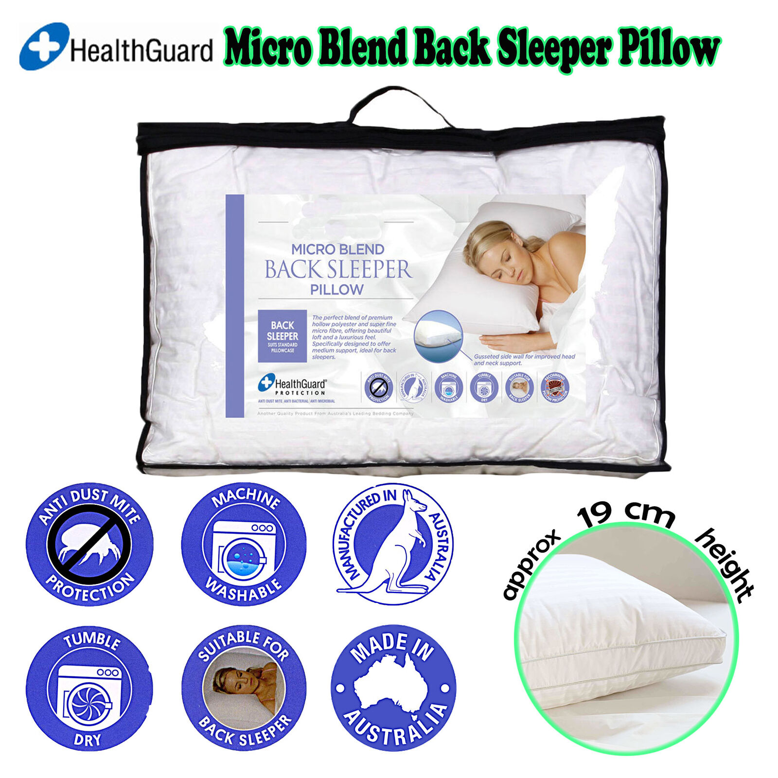 Easyrest Micro Blend Back Sleeper Pillow Price