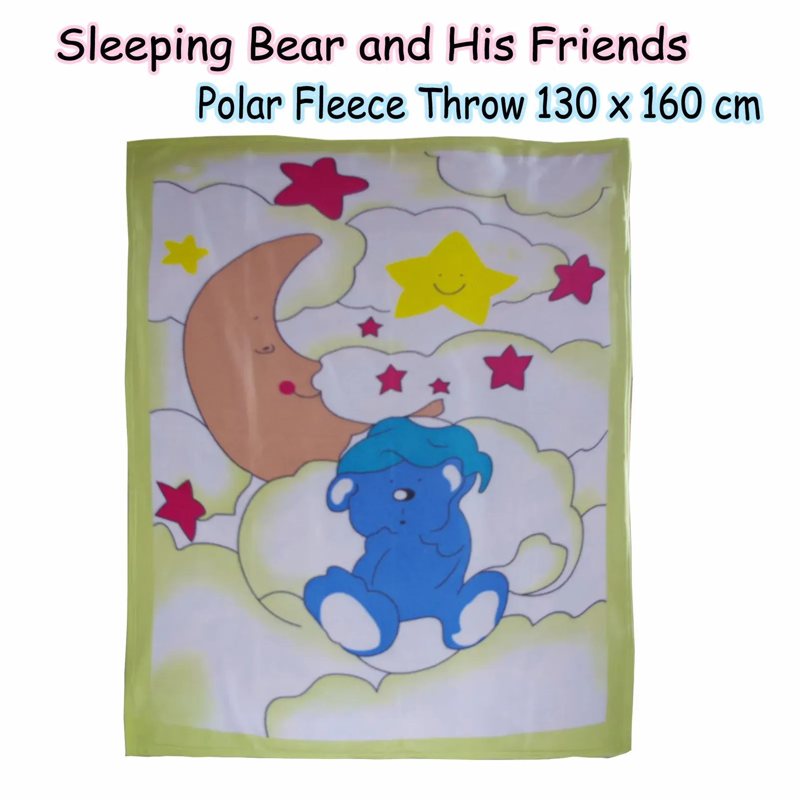 Sleeping Bear and His Friends Polar Fleece Throw Price