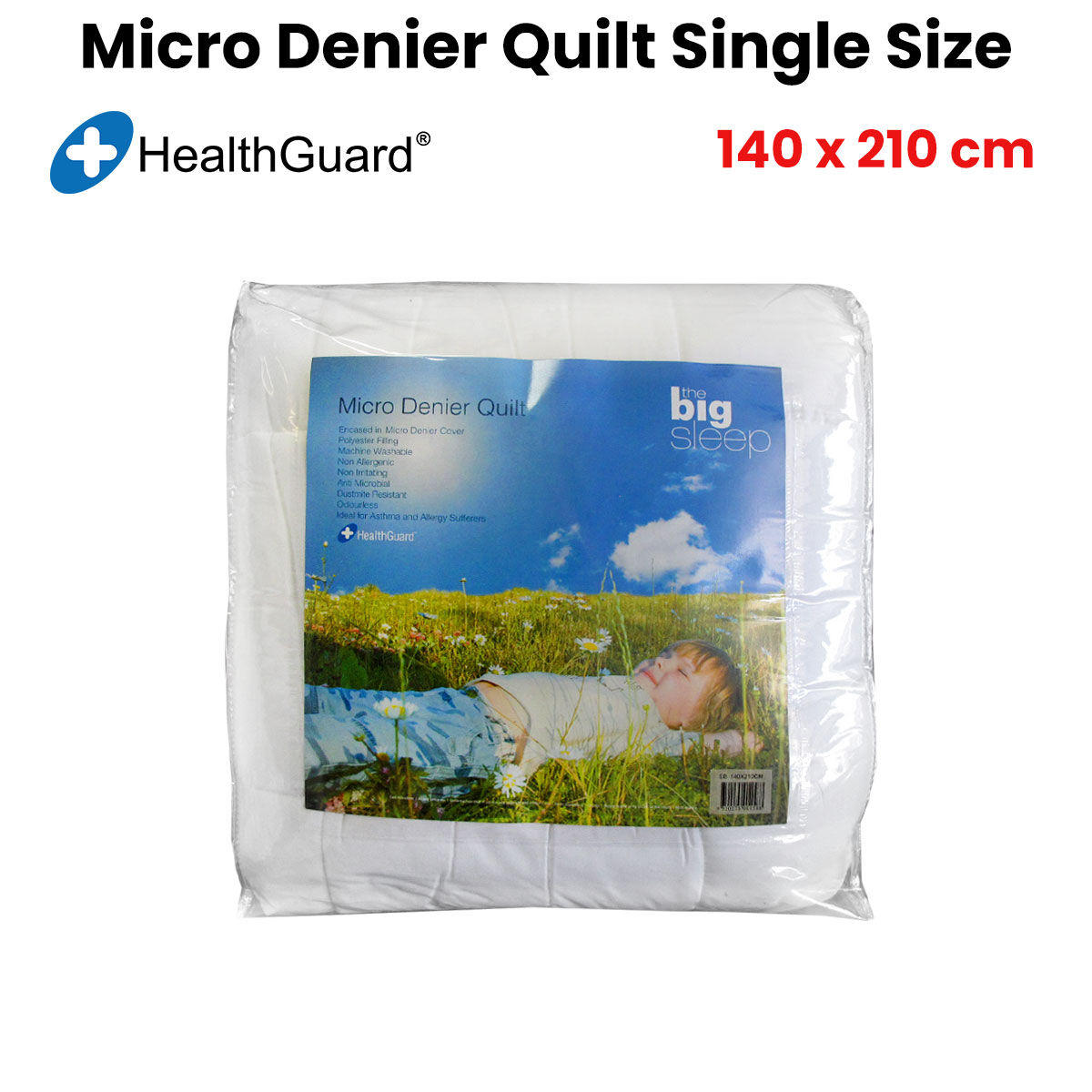 Big Sleep 300GSM Asthma and Allergy Sufferers Micro Denier Quilt Single Price