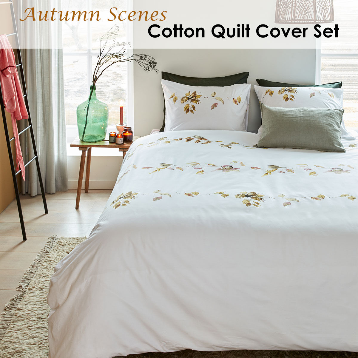 Marjolein Bastin Autumn Scenes Cotton Quilt Cover Set King Price