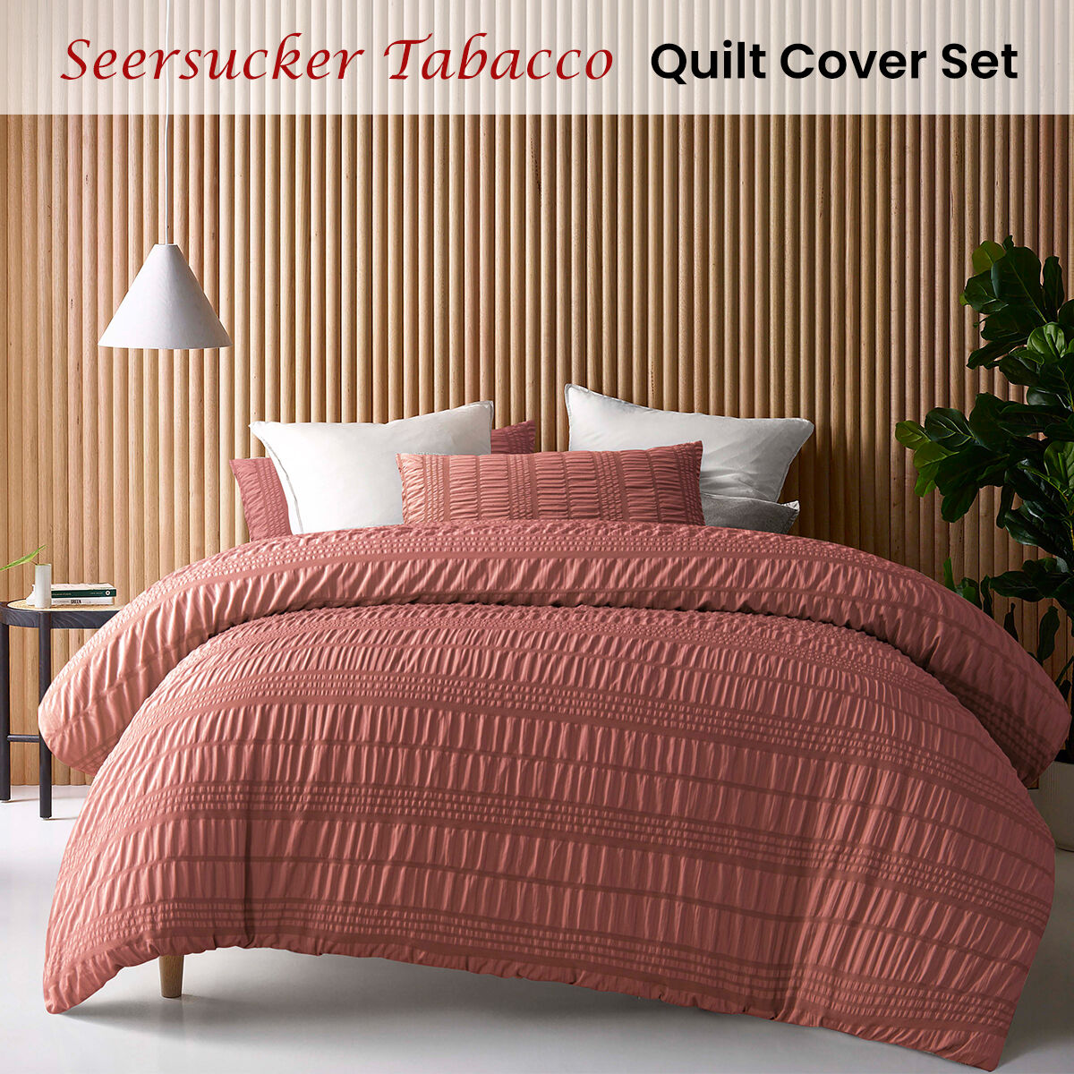 Accessorize Seersucker White Cotton Quilt Cover Set Queen Price
