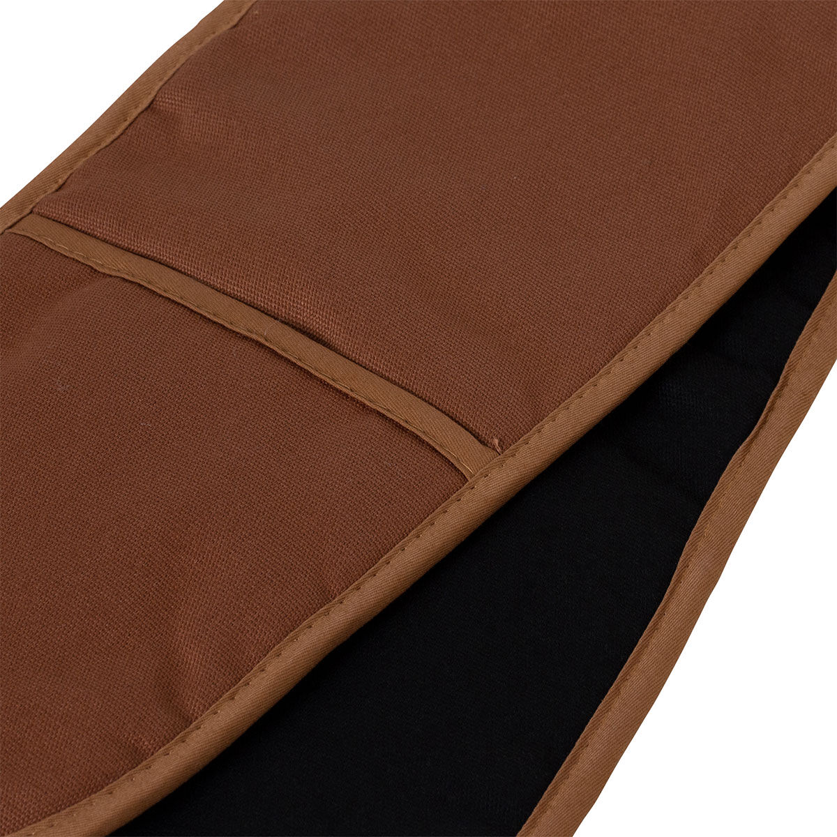 J Elliot Home Selby Cotton Double Oven Mitt Glove 17 x 82 cm Charcoal & Black Price