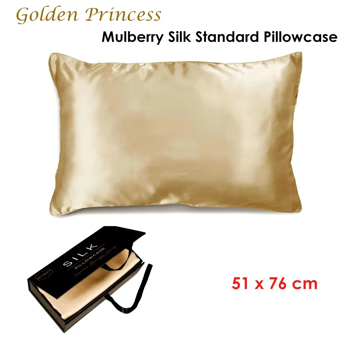 Ardor Mulberry Silk Standard Pillowcase Silver Nights Price