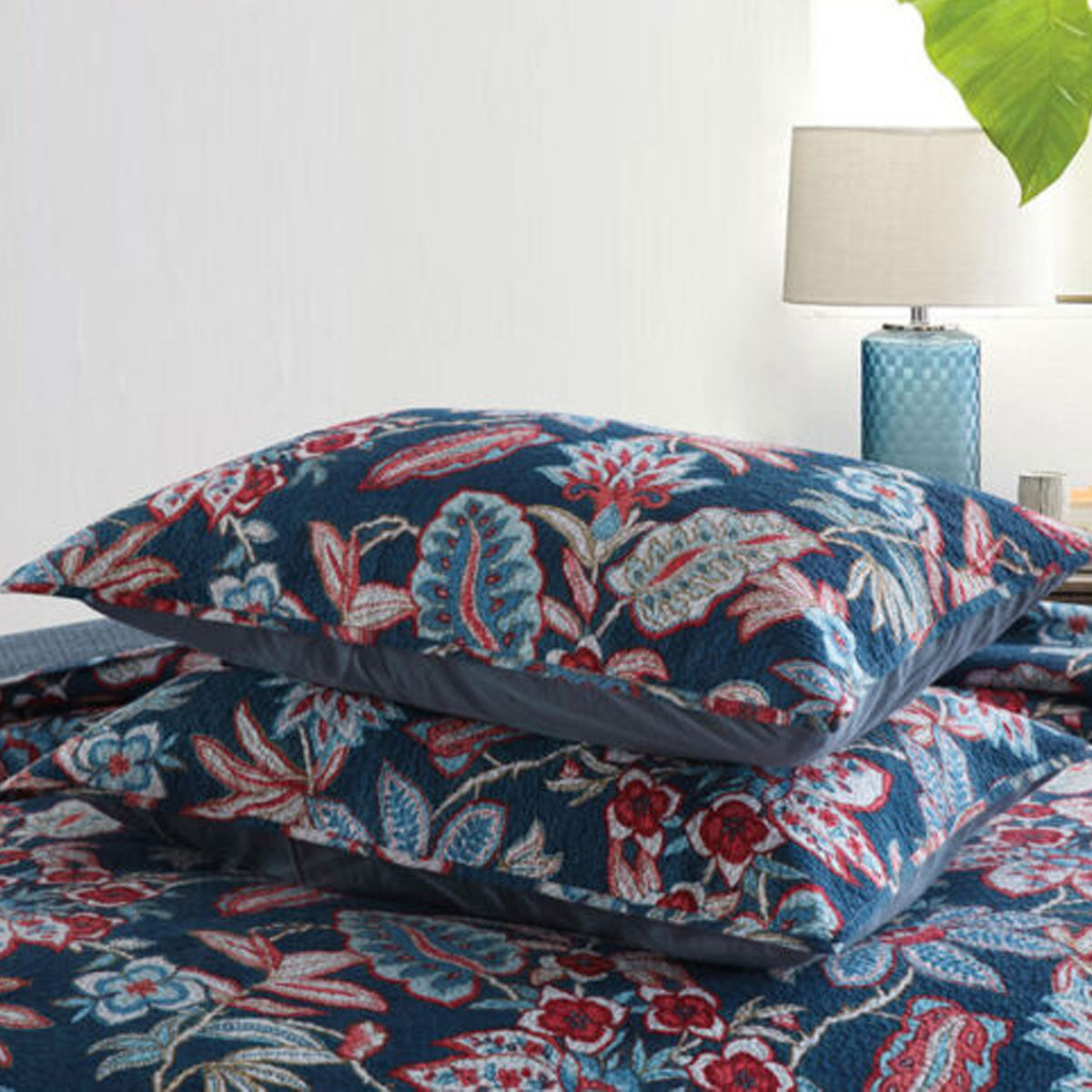 100% Cotton Lightly Quilted Coverlet Set Bornean Queen 230 x 250 cm Price