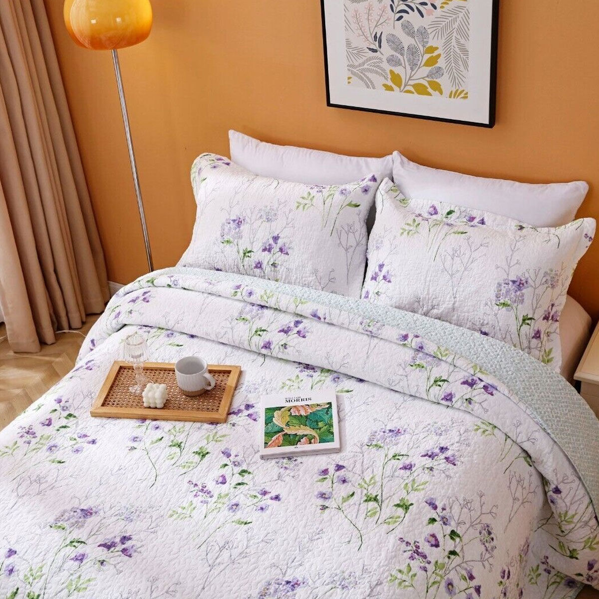 100% Cotton Lightly Quilted Coverlet Set Gabby Queen 230 x 250 cm Price