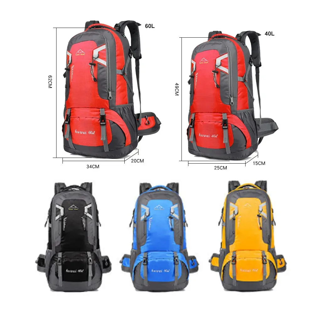 40L Waterproof Outdoor Hiking Backpack Camping Outdoor Trekking Bag(Yellow) Price