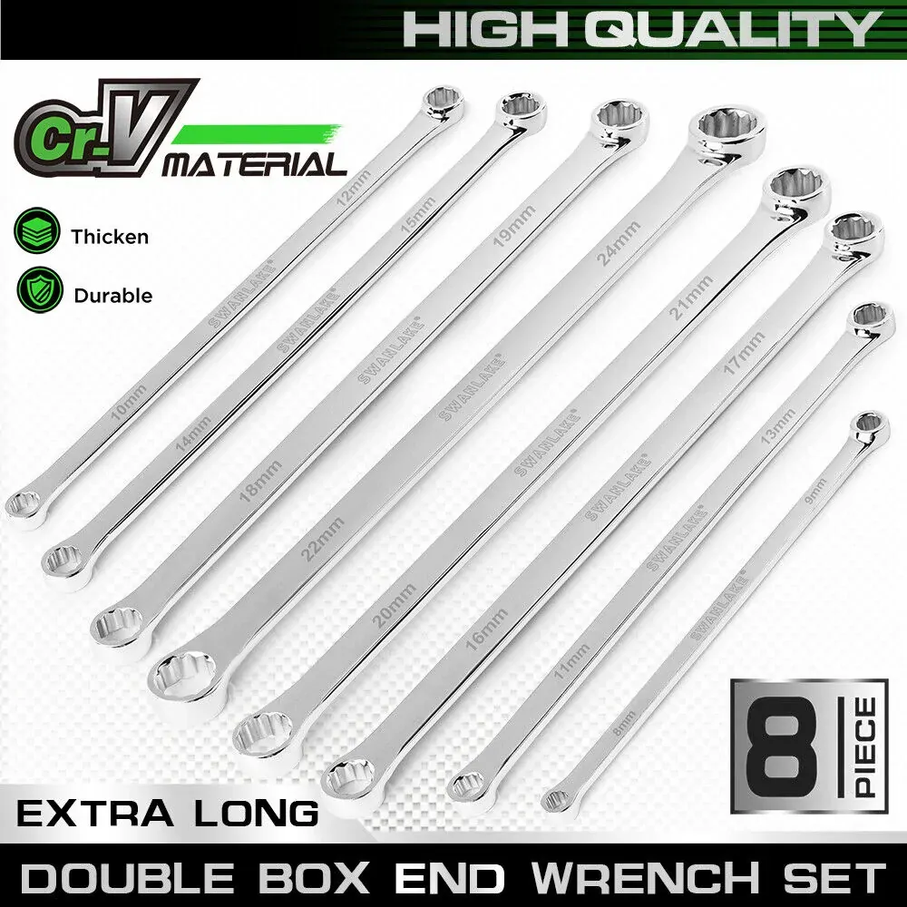 8PC Aviation Spanner Set Extra Long Wrench Double Ring CRV With Bag 8-24mm Price