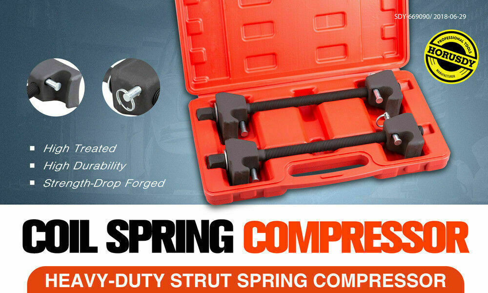 2Pc Heavy Duty Coil Spring Compressor Clamp Car Truck Shocker Struts Replace Price