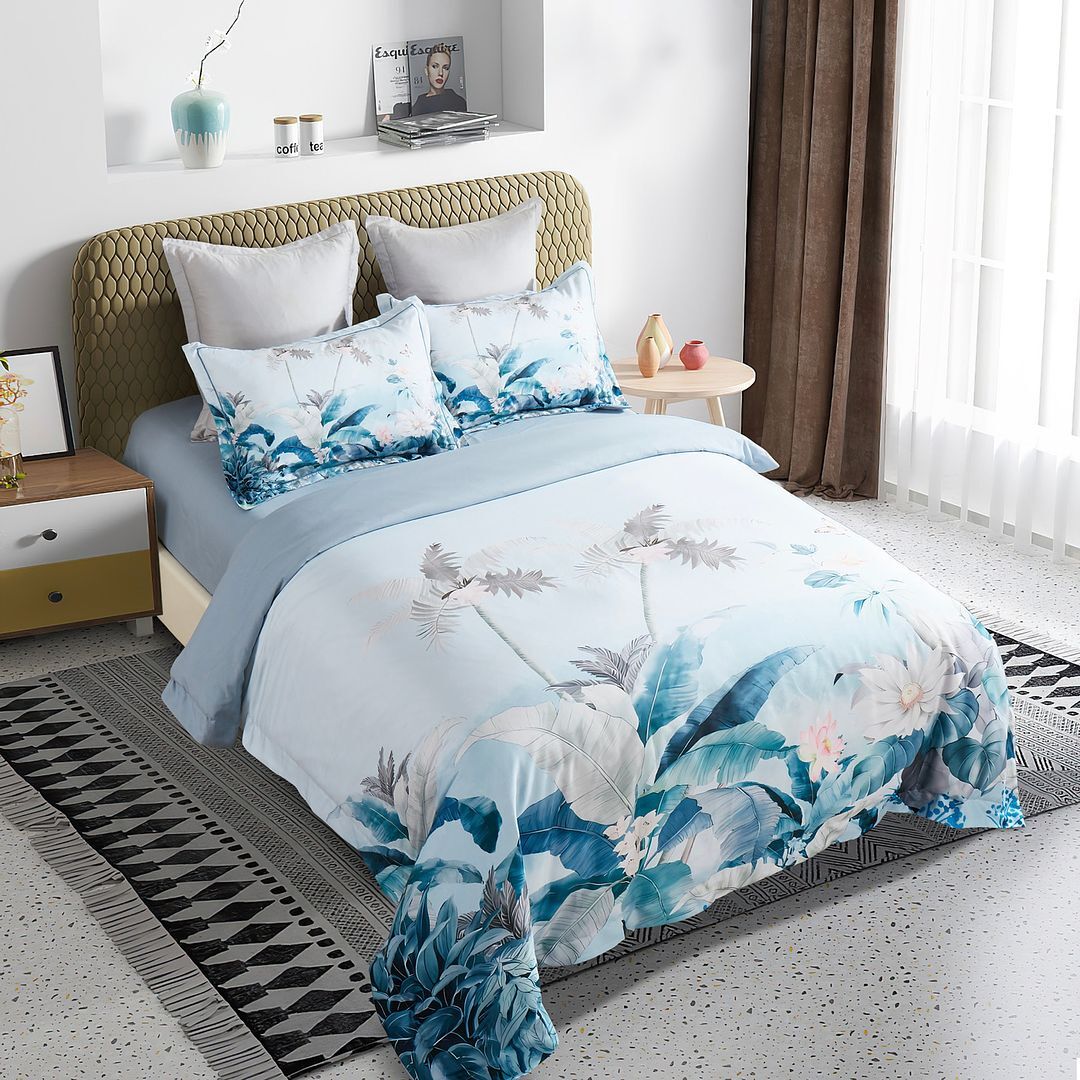 Tropical Quilt Cover Set - Super King Size Price