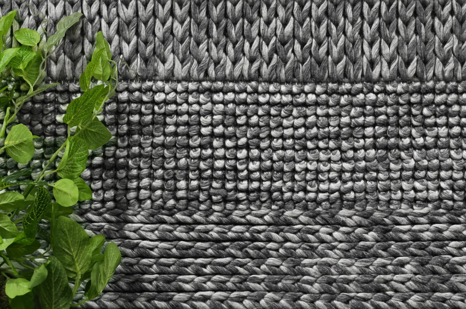 Harlow Grace Charcoal Wool Blend Rug 200x290 Price