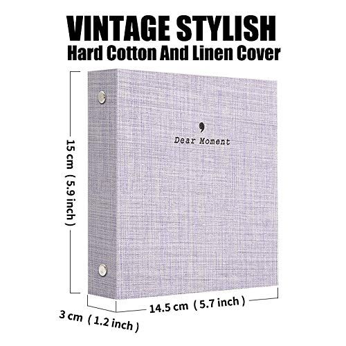 100 Pockets Mini Photo Album - Picture Case for Fujifilm Instax Film 7 8 9 11 12 25 40 50 70 90 Instant Camera & Name Card - Purple Price