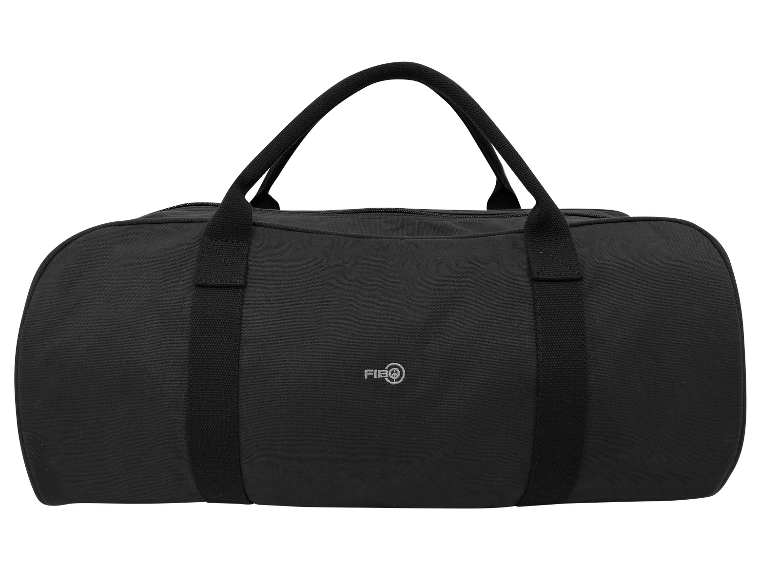 FIB Barrell Duffle Bag Travel Cotton Canvas Sports Luggage - Black Price