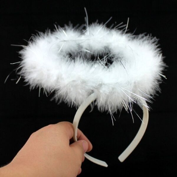 ANGEL HEADBAND Fairy Halo Hair Hoop Costume Dress Up Party Xmas Headpiece Price