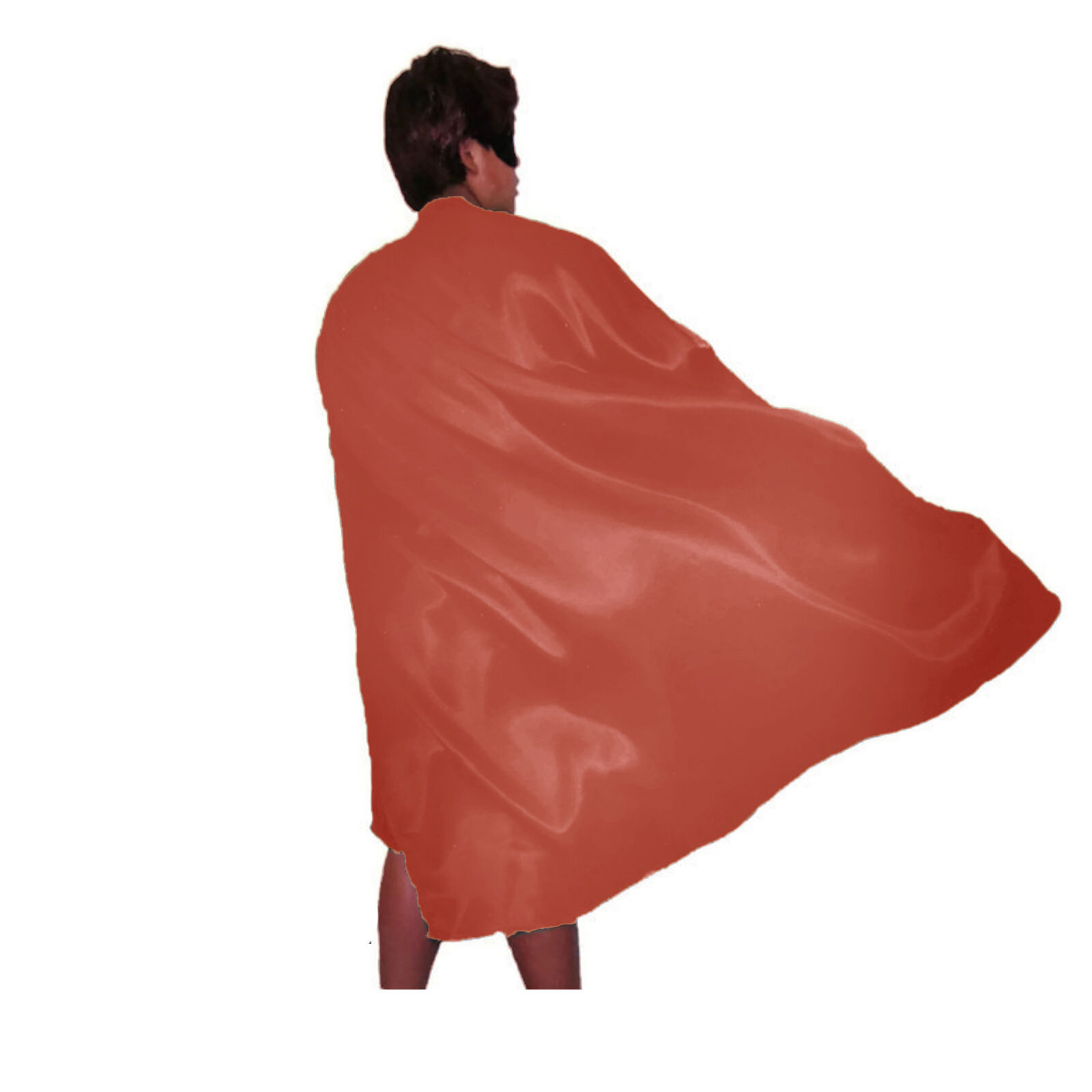 ADULT CAPE Costume Cloak Halloween Fancy Dress Coat Jacket Superhero Book Week - Red Price