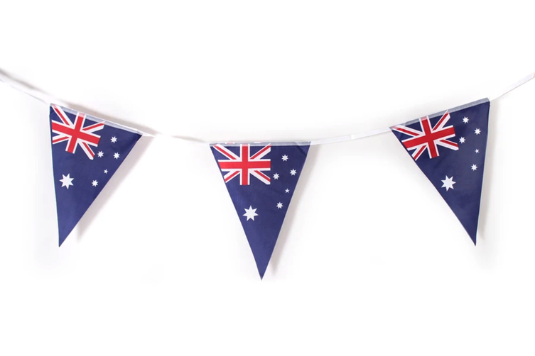 3.6m AUSTRALIA BUNTING FLAG Australian Day Colours Party Banner Flags Decor Price