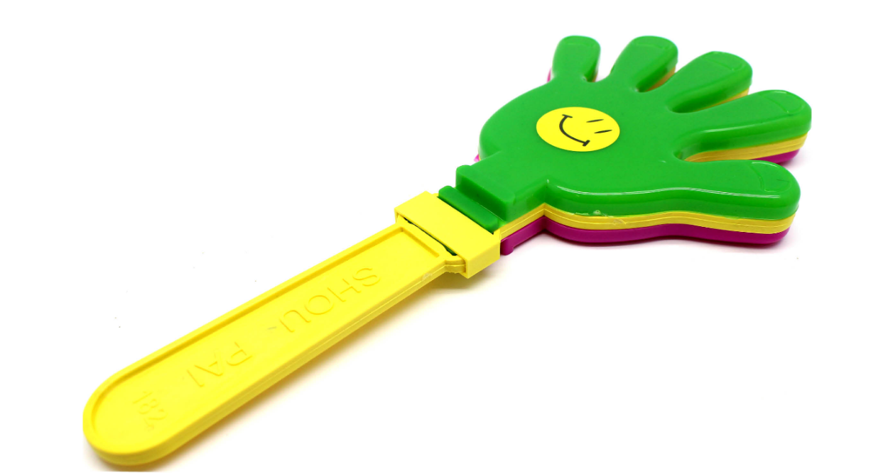 1x Hand Clapper Plastic Kids Toy Party Flapper Novelty Cheering Toys Price