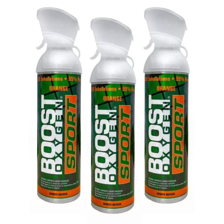3x 10 Litres of Boost Sport Oxygen in a Can Supplemental - 200 Breath (Large) Price