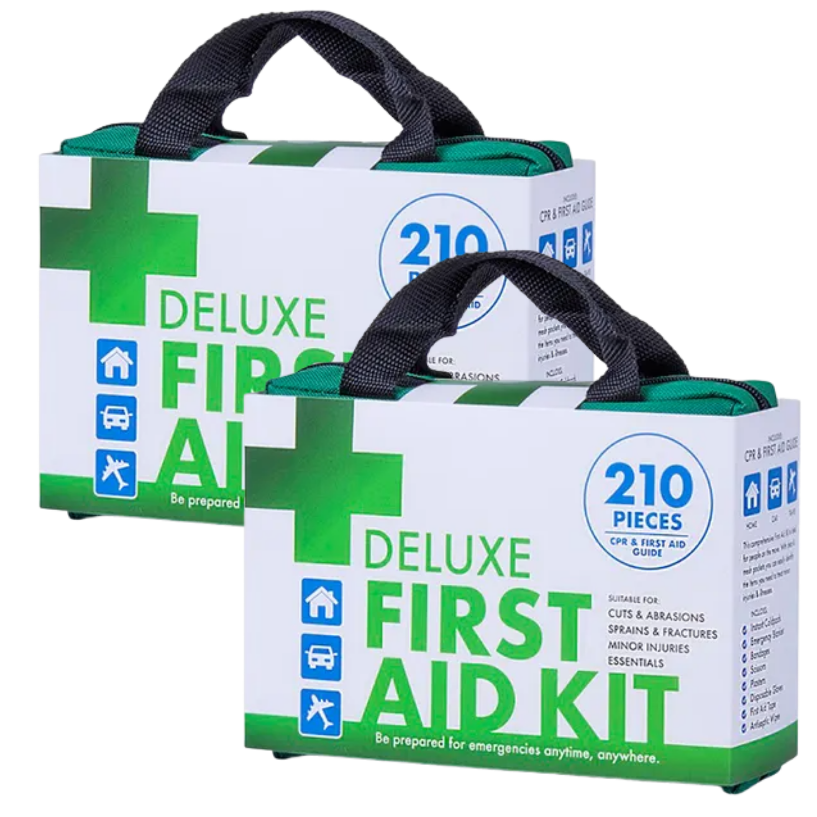 2x 210PCS EMERGENCY FIRST AID KIT Medical Travel Set Workplace Office ARTG BULK Price