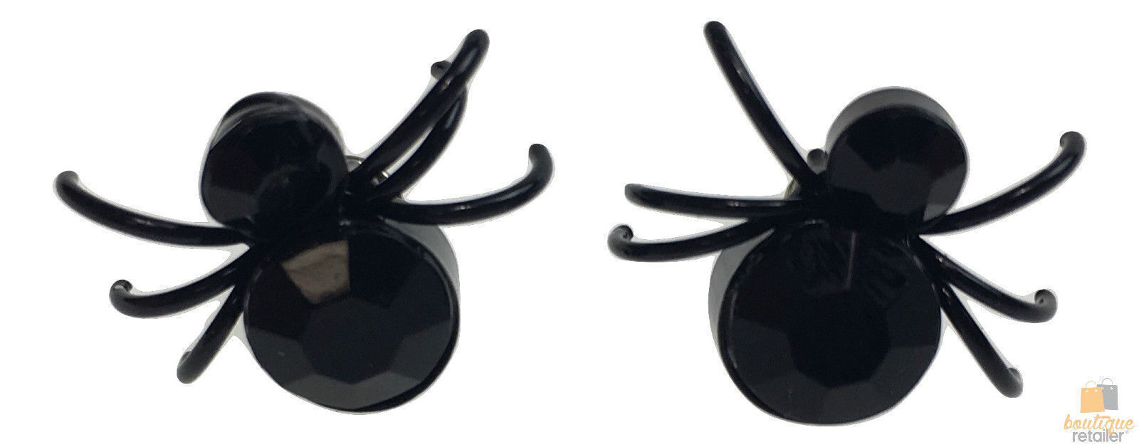 1 Pair SPIDER EARRINGS Halloween Fashion Ear Studs Scary Steel Piercing Price