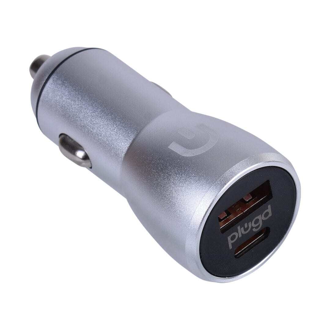 30W USB-A & USB-C Dual Port Quick Charge Car Charger for Android & iOS Price