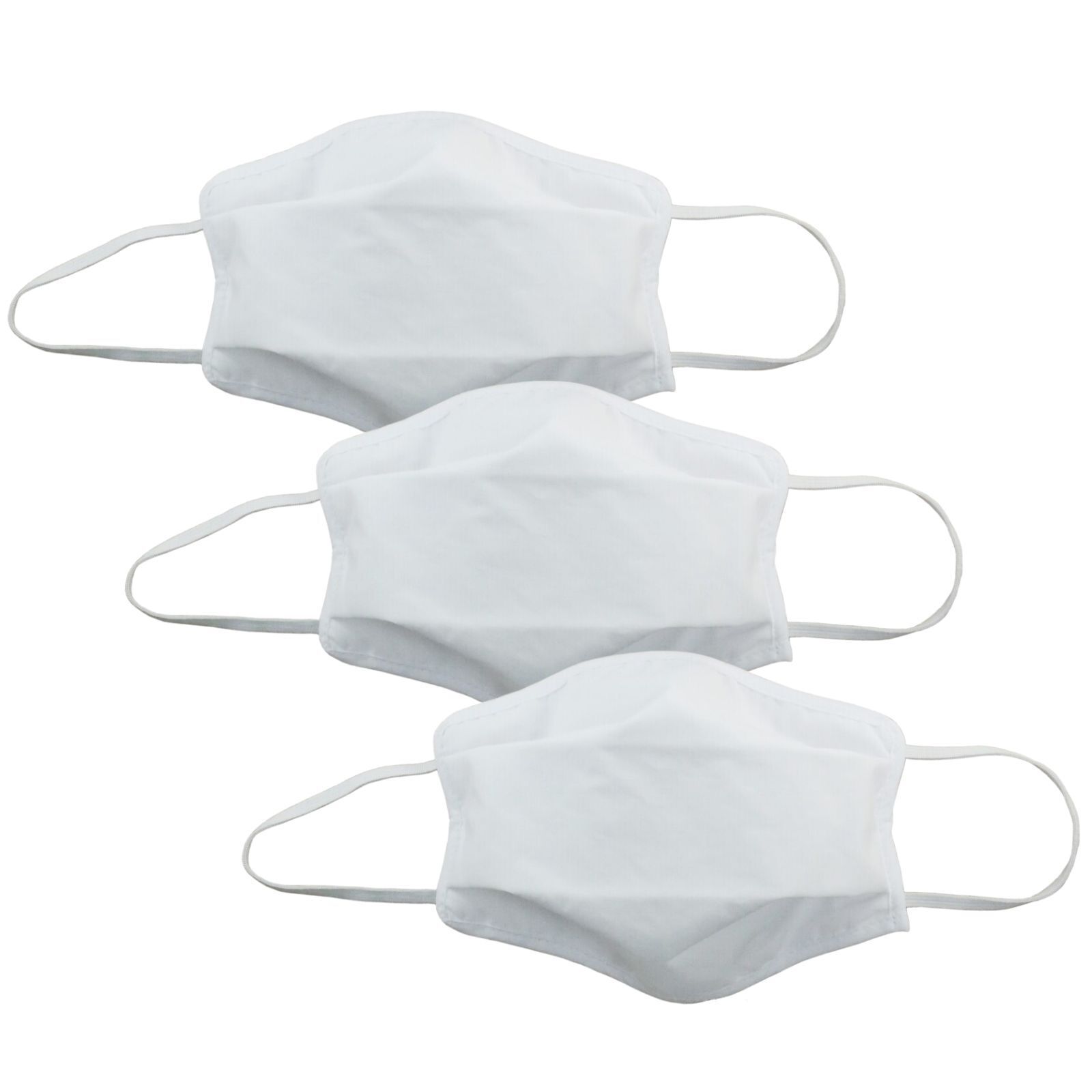 6x Tigerplast Fabric Face Mask Washable Reusable Mask Protect Cover - White Price