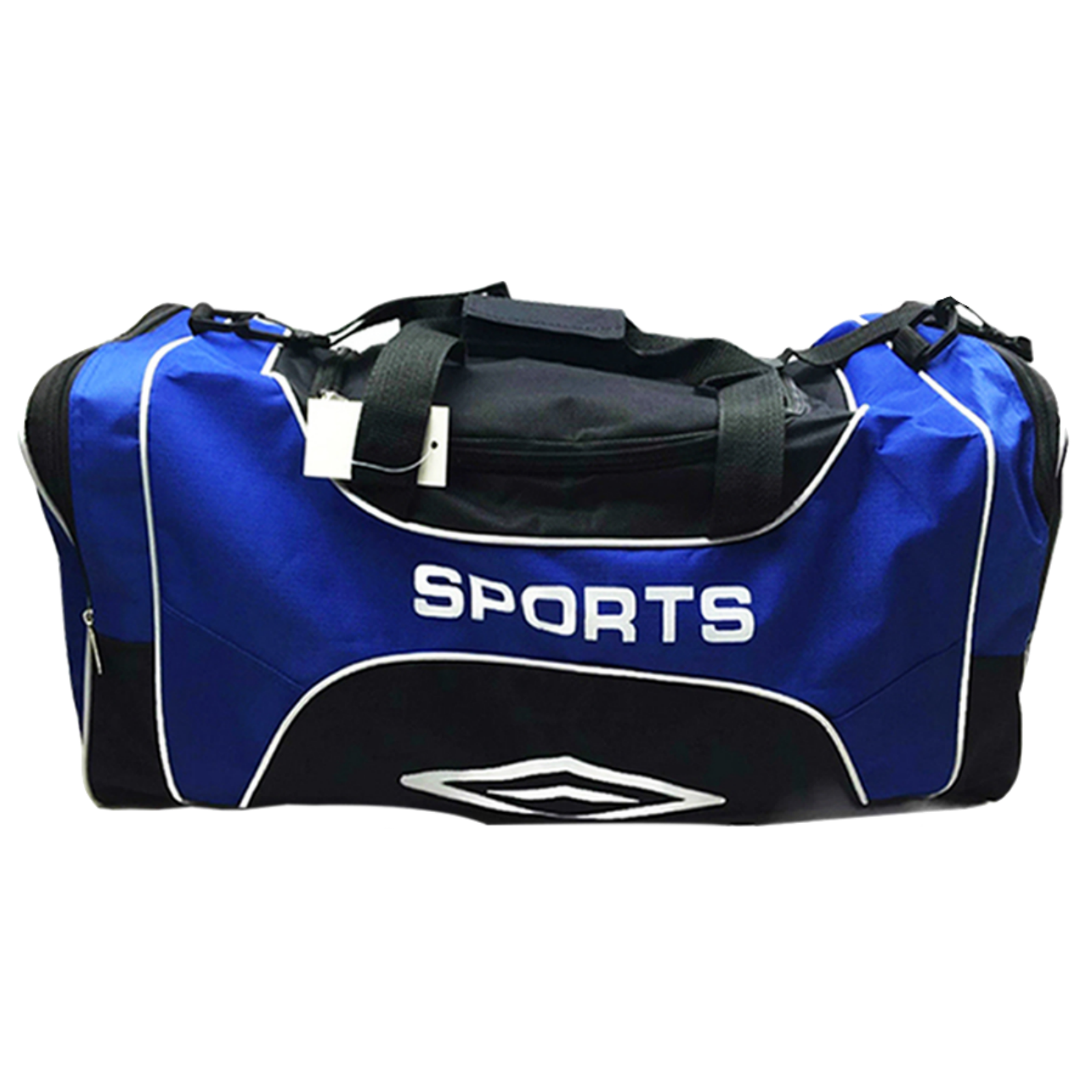 MEDIUM SPORTS BAG With Shoulder Strap Gym Duffle Travel Bags Water Resistant - Blue Price