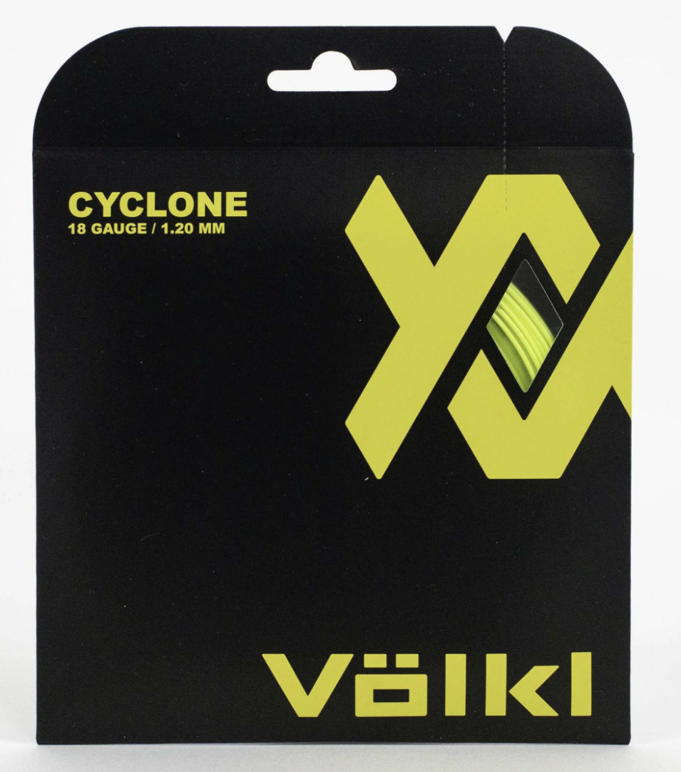 1 Pack Volkl Cyclone 18g/1.20mm Tennis Racquet Strings - Neon Yellow Price