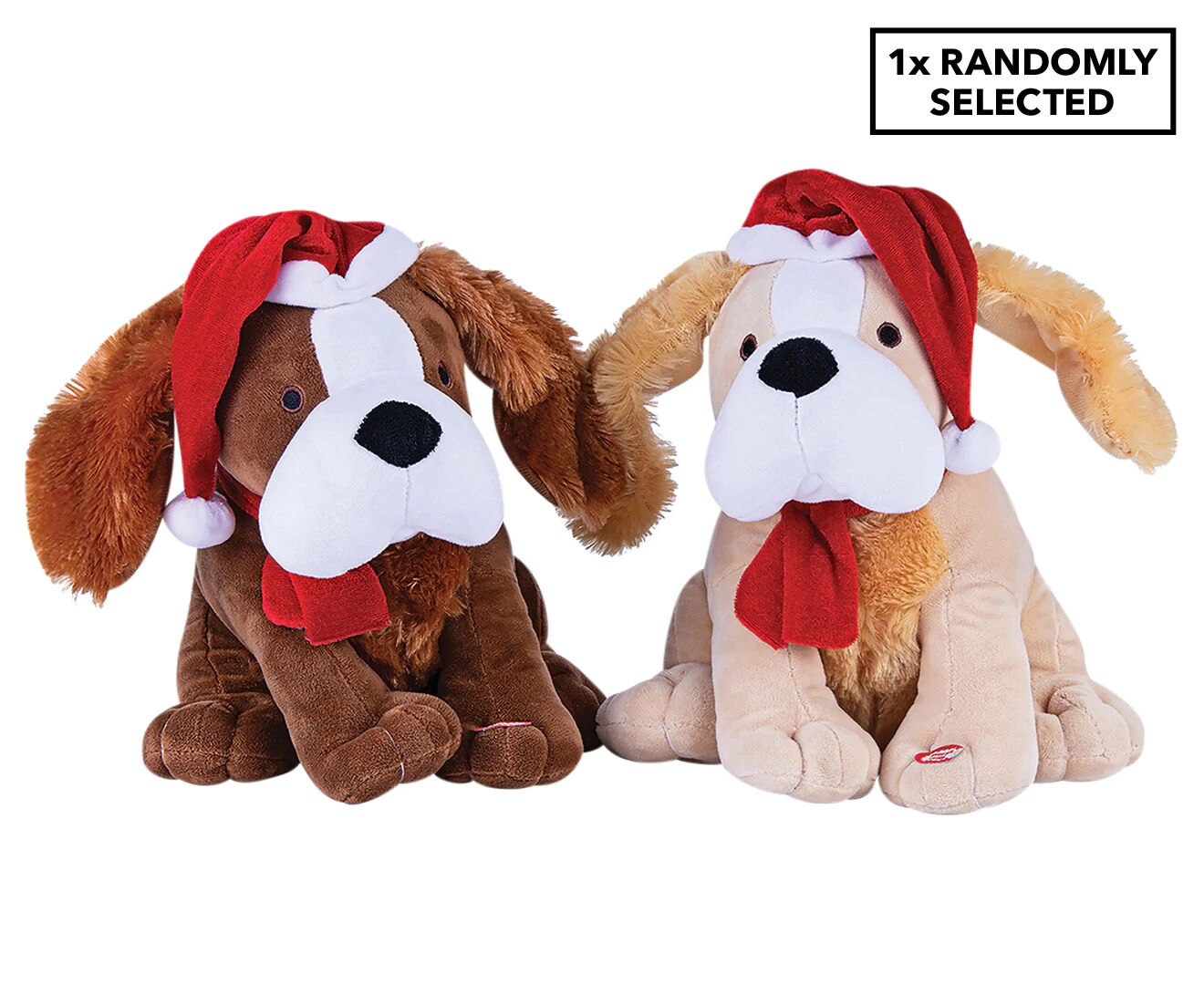 30cm Christmas Xmas Musical Dog Santa Hat Jingle Bells Decoration Price