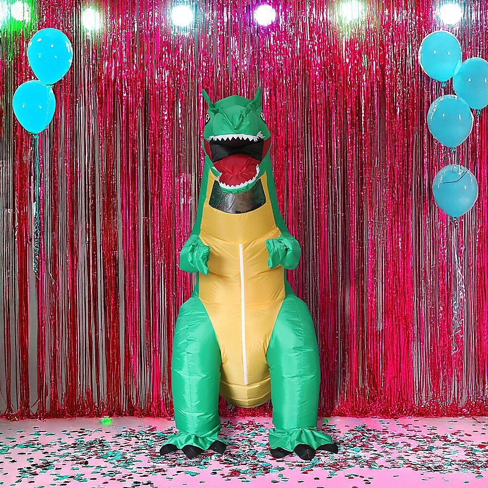 Dinosaur T-Rex Fancy Dress Fan Inflatable Costume Tyrannosaurus Suit Price