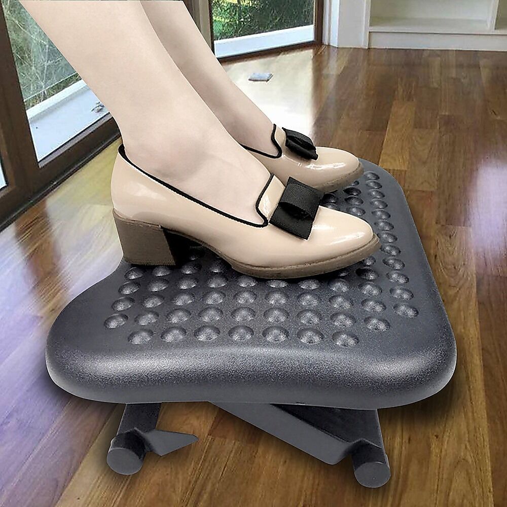 Footrest Under Desk Foot / Leg Rest for Office Chair Ergonomic Computer Plastic Price