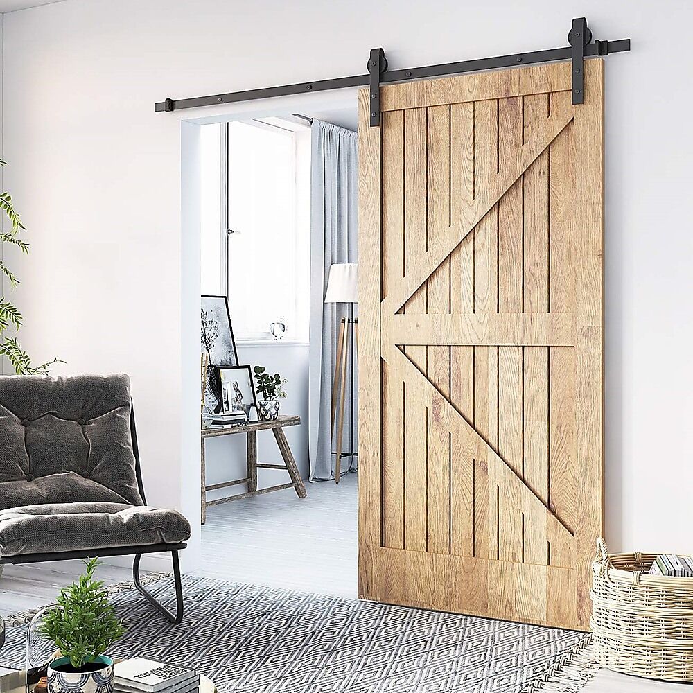1.8m Sliding Barn Door Hardware Heavy Duty Sturdy Kit Price
