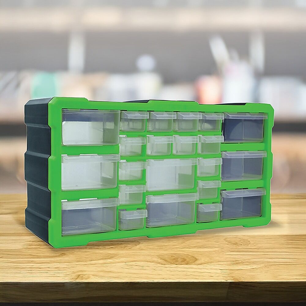 22 Multi Drawer Parts Storage Cabinet Unit Organiser Home Garage Tool Box Price