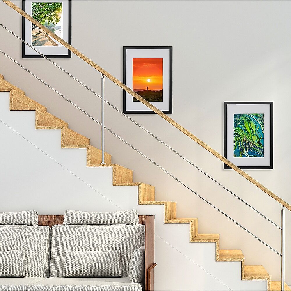 Photo Frames Collage Black A3 Picture Frame Wall Set Home Decor 3PCS Price