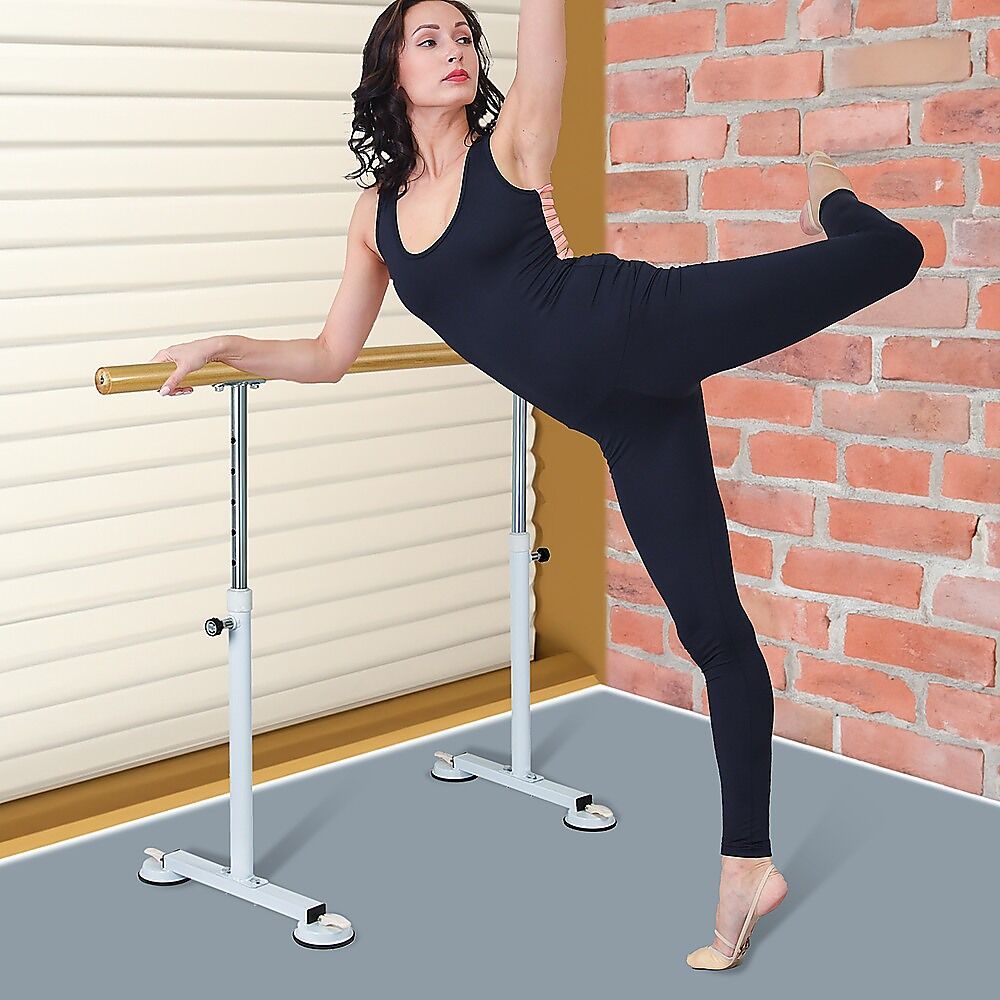 Wooden Portable Ballet Bar Stretch Barre Dance Bar 1.5M Freestanding Ballet Bar Price