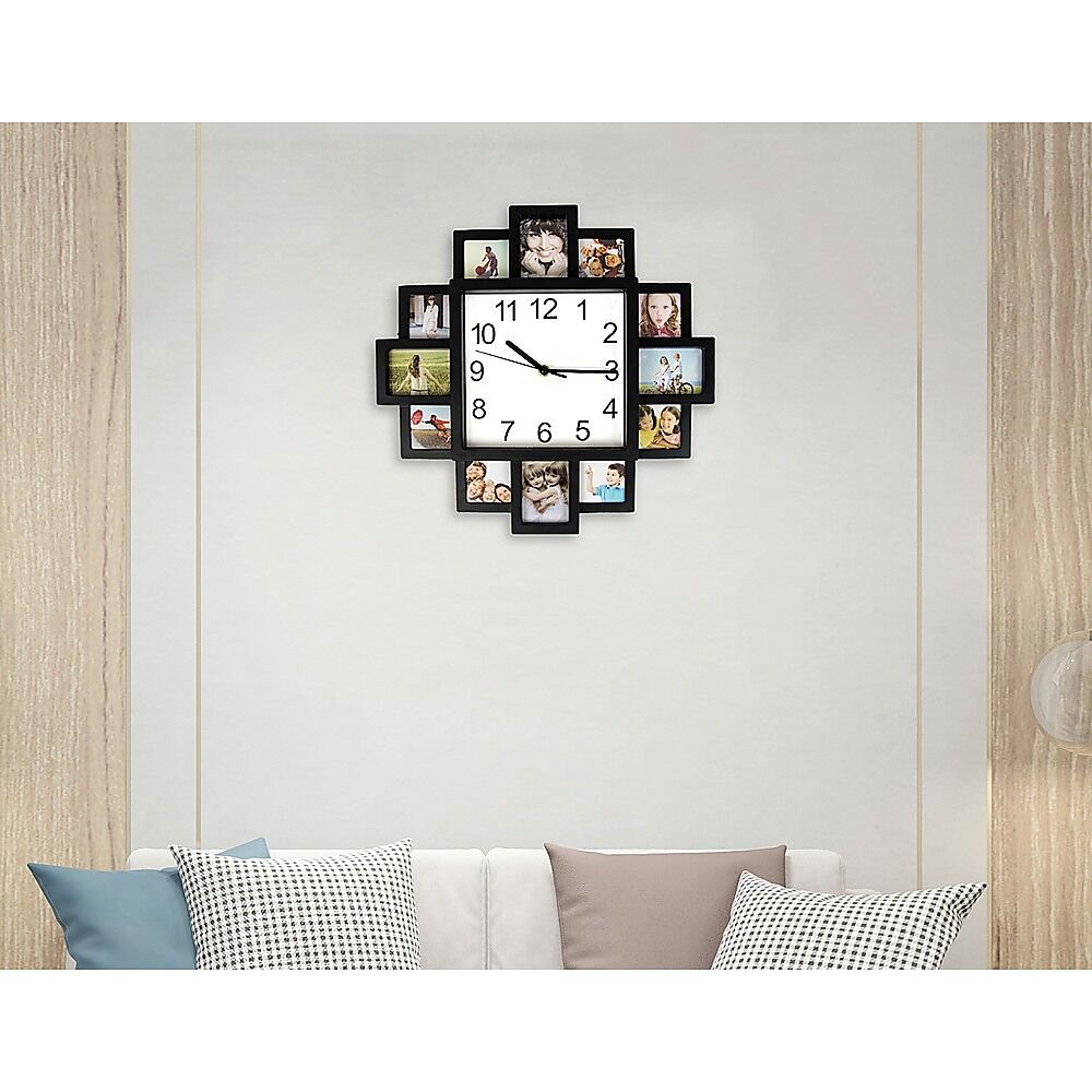 Photo Frame Clock Picture Collage 12Picture Display Photowall Price